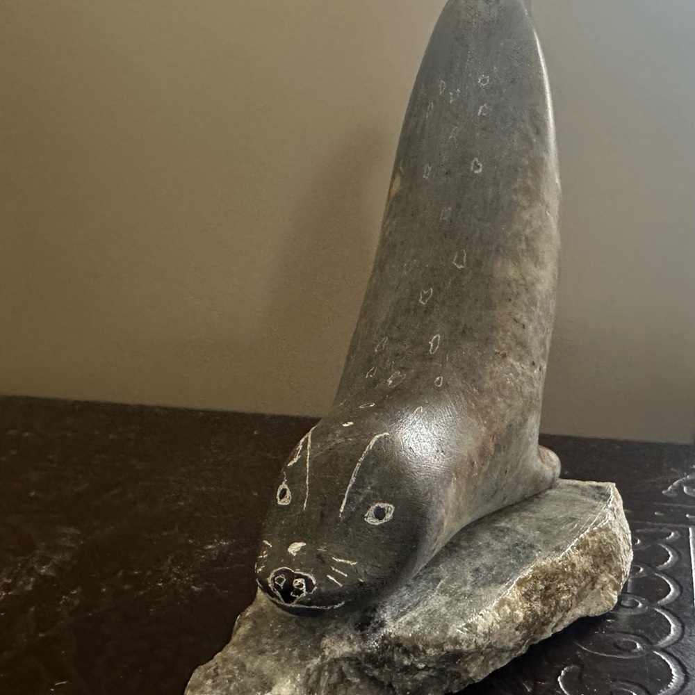 Carved soapstone seal